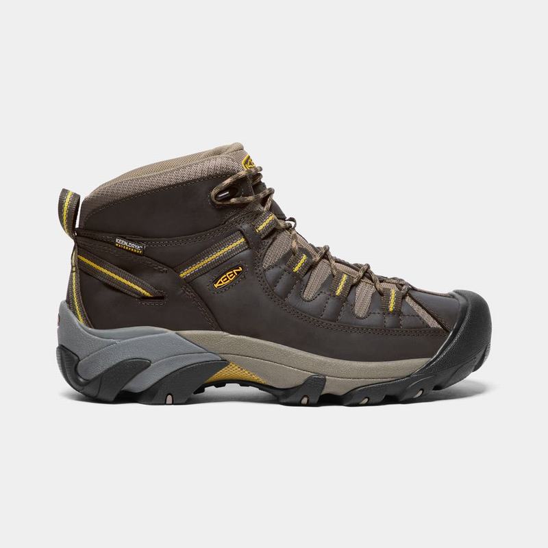 Botas De Montaña Keen Targhee II Waterproof Mid Wide Para Hombre Cafes - Botas Keen Mexico (046527-D